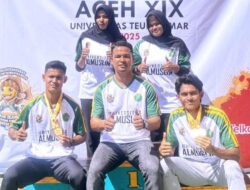 Hari Ke 3 POMDA KE XIX : Umuslim Raih 8 Medali, 3 Emas , 1 Perak dan 4 Perunggu