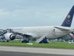 Diancam bom, pesawat haji Saudia Airlines tujuan Jeddah-Jakarta mendarat darurat di Kualanamu