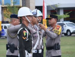 Kapolda Kalbar Pimpin Apel Operasi Patuh Kapuas 2025