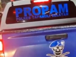 Mobil dinas Propam Polres Tapsel dibawa remaja terlibat kecelakaan di Medan