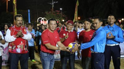Turnamen Voli Pelajar se-Kota Singkawang Resmi Dibuka, 30 Tim Bersaing Rebut Piala Wali Kota