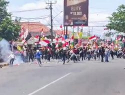 Aksi Demo di Cirebon Ricuh, Gedung DPRD Kabupaten Dibakar, Pos Polisi Dirusak