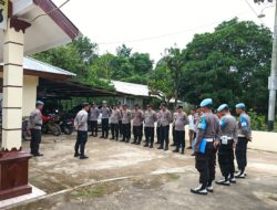 Kasi Propam Polres Landak Melaksanakan Supervisi Di Polsek Menyuke