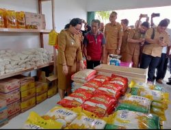 Karolin Launching Gerai Sembako dan Brilink Koperasi Merah Putih Desa Hilir Tengah