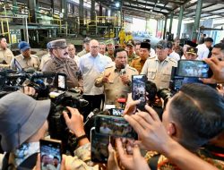 Presiden Prabowo Saksikan Langsung Penyerahahan Aset Barang Rampasan Negara  kepada PT Timah