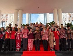 Karolin Pimpin Upacara Puncak HUT Pemda Landak Ke 26