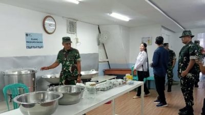 Danrem Bersama Dandim 1210/Landak Tinjau Dapur SPPG Desa Anik Dingir