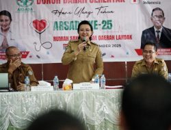 HUT ARSADA Ke – 25, Bupati Landak Laksanakan Donor Darah