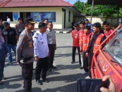 Wakil Bupati Landak Erani Ikuti Apel Siaga Bencana di Polres Landak
