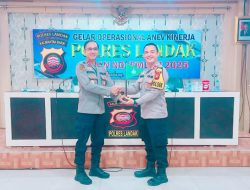 Polsek Mandor Raih Penghargaan Tertinggi Kinerja Aplikasi BOS V2