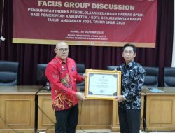 Pemda Landak Terima IPKD Terbaik Kapasitas Fiskal Sedang
