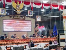 DPRD Kota Metro Gelar Paripurna Penyampaian Fraksi-fraksi Tentang Peningkatan PAD