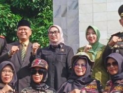 Ketua DPRD Kota Metro, Ria Hartini, menghadiri Ziarah Nasional dalam rangka memperingati HUT Ke-80 TNI