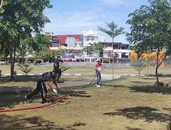 Sentuhan Tangan DLHD Wajo, RTH Callaccu Tampil Lebih Hijau Dan Rapi