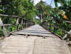 Jembatan Gantung Laikki di Belawa Rusak Parah, Warga Resah dan Minta Penanganan Segera