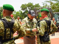 Tinjau Yonif TP 848/SPC, Menhan dan Wakasad Pastikan Kesiapan Satuan