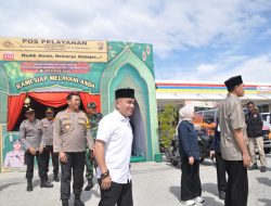 Wali Kota Palu Bersama FORKOPINDA Lakukan Peninjauan Kesejumlah POSPAM dan POSYAN Jelang Hari Raya Idul Fitri 1447 H.