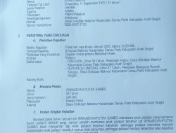 Diduga Oknum Kades di Danau Paris Dilaporkan ke Polisi, Kasus Dugaan Membawa Pergi Seorang Gadis Masuk Penyelidikan