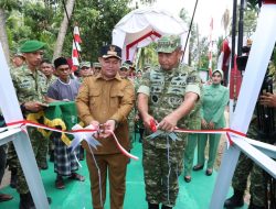 Kasad Resmikan Jembatan Garuda di Lhokseumawe dan Launching 200 Titik Jembatan Garuda