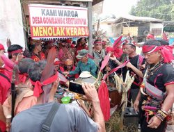 Keras Masyarakat Desa Gombang Tolak Izin Perusahaan dan Pemasangan Patok Tanah oleh satgas PKH