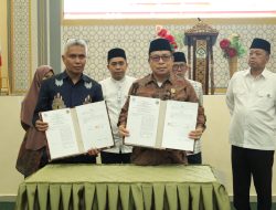 Dekan Fakultas Saintek UIN Palu Tandatangani PKS Dengan BPN Sulteng.
