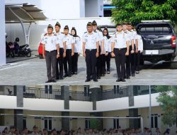Kakanim Kelas I TPI Palu. Muhamad Akmal, Apel Pagi Bagian  Dari Upaya Menanamkan Integritas dan Profesionalisme Pegawai.