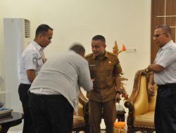 Wali Kota Palu H. Hadianto Rasyid Terima Kunjungan Kepala Stasiun BMKG.