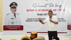 Wali Kota Palu H.Hadianto Rasyid, Meresmikan Balai RT 002/RW 004 Kampung Tangguh Kelurahan Tavalangguni.
