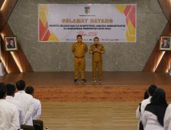 Wali Kota Palu H.Hadianto Rasyid Membuka, Kegiatan Seleksi dan Uji Kopetensi Jabatan Administrator Lingkup PEMKOT.