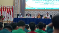 Wakil Wali Kota Palu Imenda Liliana Muhidin Menutup, Acara Pembekalan KKN dan PKM Bagi Dosen UIN Datokarama Palu.