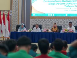 Wakil Wali Kota Palu Imenda Liliana Muhidin Menutup, Acara Pembekalan KKN dan PKM Bagi Dosen UIN Datokarama Palu.