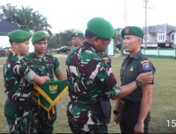 Kodim 1210/Landak Gelar Korps Raport Kenaikan Pangkat, 14 Prajurit Naik Pangkat