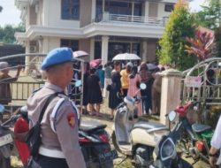 Polsek Mempawah Hulu Amankan Ibadah Kebaktian Jumat Agung