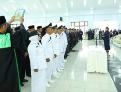 Bupati VEL Lantik 177 Pejabat Eselon III dan IV Pemkab Donggala