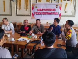 Polsek Mempawah Hulu Bentuk Sabuk Kamtibmas, Gandeng Tokoh Masyarakat Jaga Keamanan