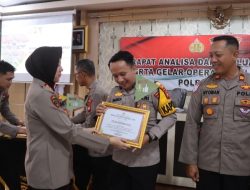 Polsek Mempawah Hulu Raih Penghargaan Program Ketahanan Pangan Terbaik se-Polres Landak