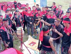 Jelang Pelantikan MMBB se-Kalbar, MMBB Landak Gelar Ritual Adat Nyangahatn di Ngabang