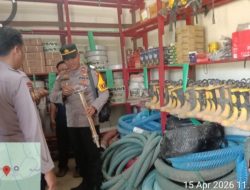 Antisipasi Karhutla, Polsek Menyuke Sosialisasikan “Godzilla El Nino” dan Cek Embung di PT TTT dan PT NSA