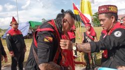 Panglima Ringing Saring dan Ketua DPD MMBB Kuching Sarawak Hadiri Pelantikan MMBB se-Kalbar di Ngabang