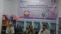Badan Bahasa Sosialisasi Bimtek Pemberdayaan Komunitas Penggerak Literasi di Singkawang.