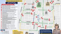 Polrestabes Medan lakukan simulasi Sispamkota, sejumlah ruas jalan ditutup dan dialihkan