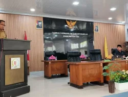 Pemerintah Kabupaten Sigi, Resmi Menyampaikan RAPERDA Tentang Perubahan PERDA No.11 Tahun 2023.