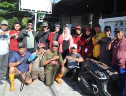 Wakil Wali Kota Palu Imelda Liliana Muhidin, Tinjau Langsung Kerja Bakti Masyarakat Kelurahan Kamonji.