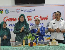 Ketua TP-PKK Kota Palu Hj. Diah Puspita Terlibat Langsung Dalam Kegiatan Genre Go To School.