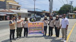 Satpol PP Kota Palu Sosialisasikan Kebersihan Lingkungan Kepada Masyarakat.