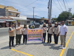 Satpol PP Kota Palu Sosialisasikan Kebersihan Lingkungan Kepada Masyarakat.