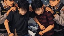 Patroli skala besar Brimob Polda Sumut sisir Belawan, sajam hingga miras diamankan
