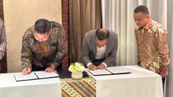 Wali Kota Palu H. Hadianto Rasyid, Saksikan Penandatanganan MoU Antara KEK Palu Dengan Perusahaan Energi Hijau Singapura.