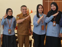 Wali Kota Palu H. Hadianto Rasyid, Menerima Jajaran Hanna Asa Indonesia di Rumah Jabatan.