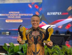 Kepemimpinan Wali Kota Palu H. Hadianto Rasyid, Kembali Raih Dua Penghargaan Bergengsi Tingkat Regional Sulawesi.